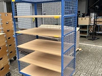 Metalen magazijnkar - afbeelding 1 van  3