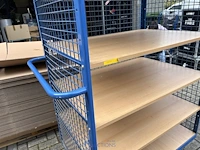 Metalen magazijnkar - afbeelding 3 van  3