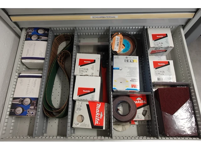 Metalen materiaalkast + inhoud - afbeelding 3 van  12