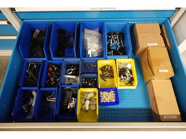 Metalen materiaalkast + inhoud - afbeelding 5 van  15