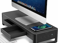 Metalen monitorstandaard3in1 zwart