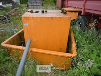 Metalen olievat met opvangbak - afbeelding 2 van  6