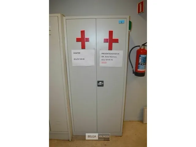 Metalen opbergkast - afbeelding 1 van  6