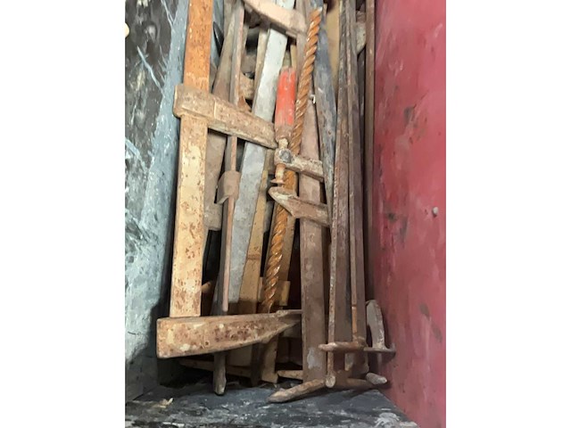 Metalen opbergkoffer met divers gereedschap - afbeelding 13 van  16