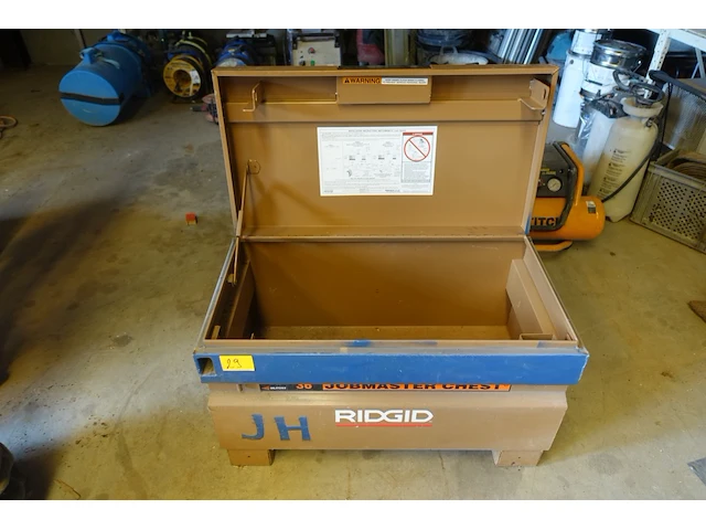 Metalen opbergkoffer ridgid - afbeelding 1 van  2