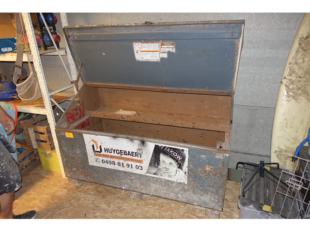 Metalen opbergkoffer ridgid - afbeelding 1 van  2