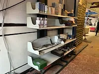 Metalen opbergrek van plm. 225 x 40 x 200 cm hoog - afbeelding 1 van  10