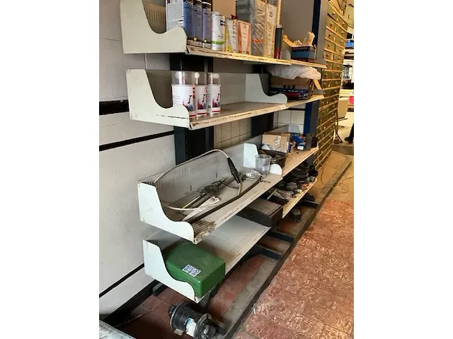 Metalen opbergrek van plm. 225 x 40 x 200 cm hoog - afbeelding 3 van  10