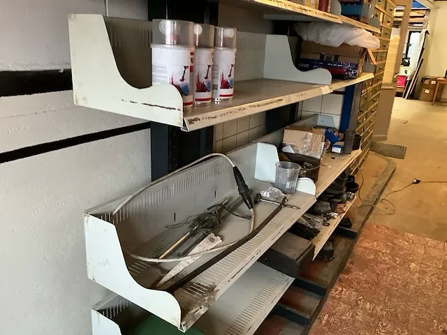 Metalen opbergrek van plm. 225 x 40 x 200 cm hoog - afbeelding 4 van  10