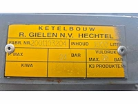 Metalen opslagtank 1000l – dubbelwandig met opvangbak (2x) - afbeelding 6 van  7