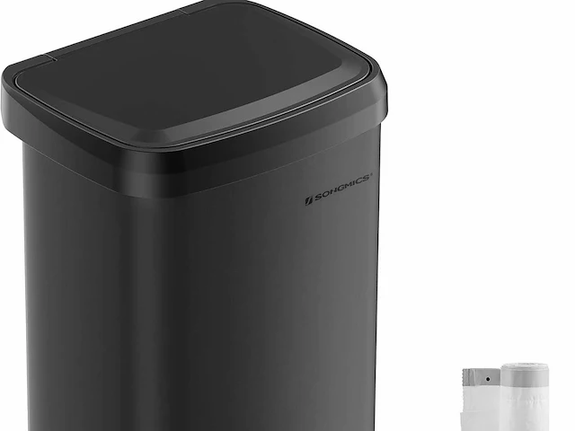 Metalen pedaal keuken prullenbak met deksel, 50 liter - afbeelding 1 van  9