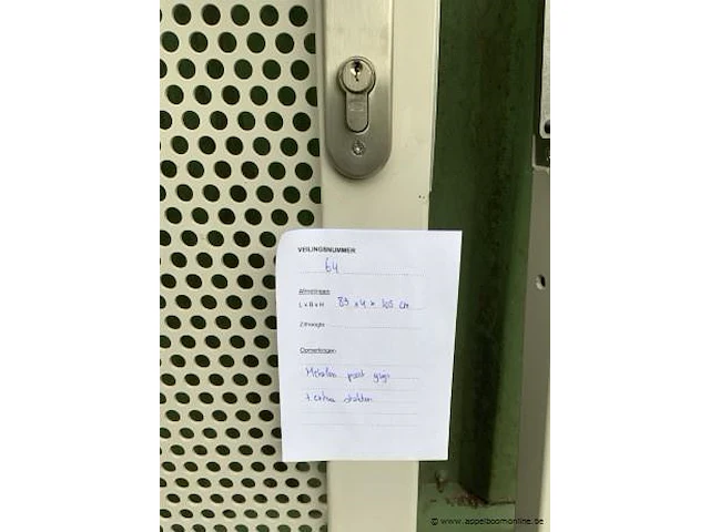 Metalen poort grijs + extra stukken afm plm 89 x 4 x 105 cm - afbeelding 2 van  2