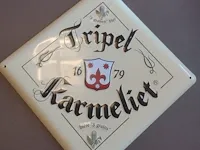 Metalen reclamebord tripel karmeliet