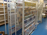 Metalen rek + behangpapier - afbeelding 2 van  2