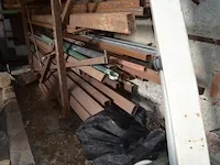 Metalen rek met divers ijzer ca. 1000 kg - afbeelding 2 van  10