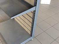 Metalen rek op wieltjes - afbeelding 2 van  2