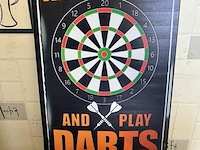 Metalen retrolook sierbord - afbeelding 1 van  1