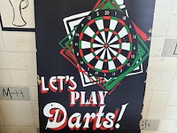 Metalen retrolook sierbord - afbeelding 1 van  1