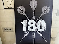 Metalen retrolook sierbord - afbeelding 1 van  1