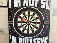 Metalen retrolook sierbord - afbeelding 1 van  1