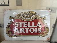 Metalen retrolook sierbord - afbeelding 1 van  1