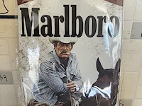 Metalen retrolook sierbord - afbeelding 1 van  1