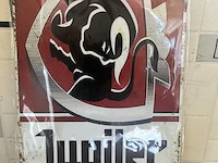 Metalen retrolook sierbord - afbeelding 1 van  1