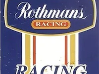 Metalen retrolook sierbord - afbeelding 1 van  1