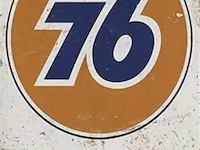 Metalen retrolook sierbord - afbeelding 1 van  1