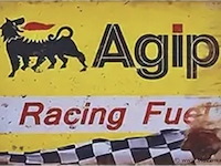 Metalen retrolook sierbord - afbeelding 1 van  1