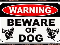 Metalen retrolook sierbord - afbeelding 1 van  1