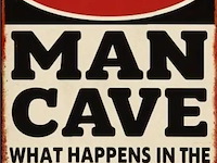 Metalen retrolook sierbord - afbeelding 1 van  1