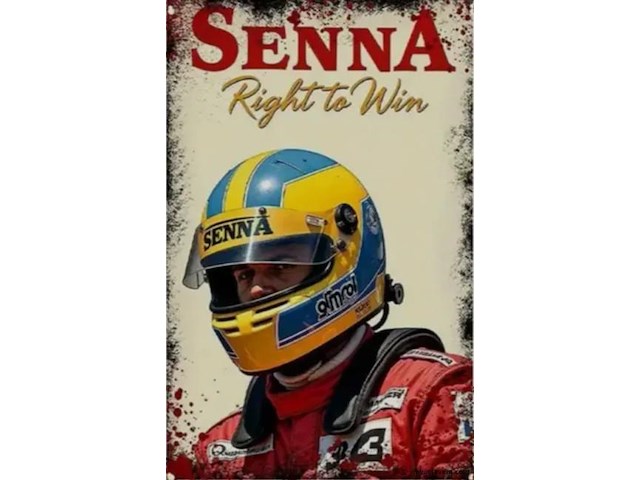 Metalen retrolook sierbord - afbeelding 1 van  1