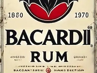 Metalen retrolook sierbord - afbeelding 1 van  1