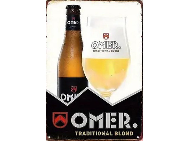 Metalen retrolook sierbord - afbeelding 1 van  1