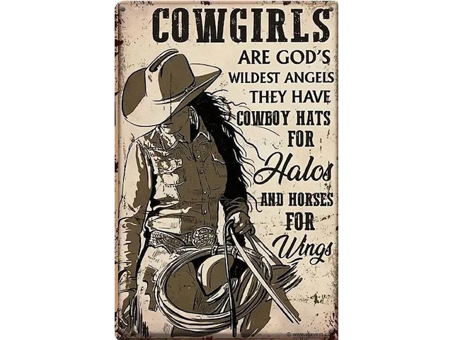 Metalen retrolook sierbord - afbeelding 1 van  1