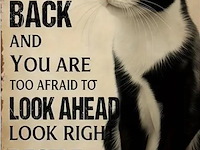 Metalen retrolook sierbord - afbeelding 1 van  1