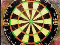 Metalen retrolook sierbord - afbeelding 1 van  1