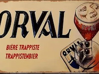 Metalen retrolook sierbord - afbeelding 1 van  1