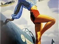 Metalen retrolook sierbord - afbeelding 1 van  1