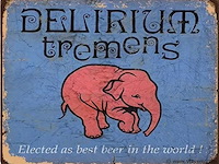 Metalen retrolook sierbord - afbeelding 1 van  1