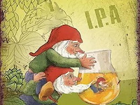 Metalen retrolook sierbord - afbeelding 1 van  1