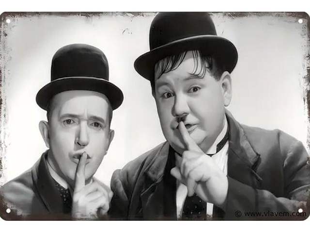 Metalen retrolook sierbord - afbeelding 1 van  1