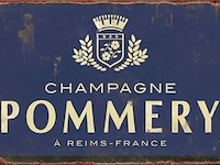 Metalen retrolook sierbord - afbeelding 1 van  1