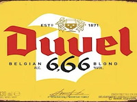 Metalen retrolook sierbord - afbeelding 1 van  1