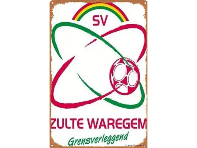 Metalen retrolook sierbord - afbeelding 1 van  1