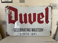 Metalen retrolook sierbord - afbeelding 1 van  1