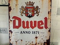 Metalen retrolook sierbord - afbeelding 1 van  1