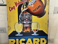 Metalen retrolook sierbord - afbeelding 1 van  1