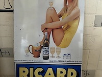 Metalen retrolook sierbord - afbeelding 1 van  1